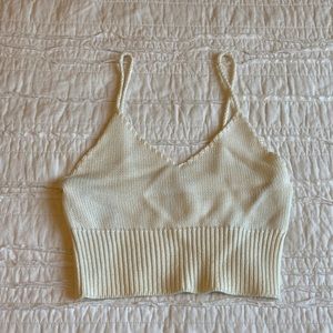 Cropped Sweater Tank